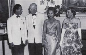 King Bhumibol with President Eisenhower